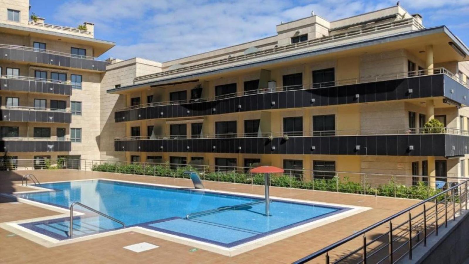Apartamento En Urbanizacion Con Piscina En Playa De Silgar Sanxenxo Zewnętrze zdjęcie